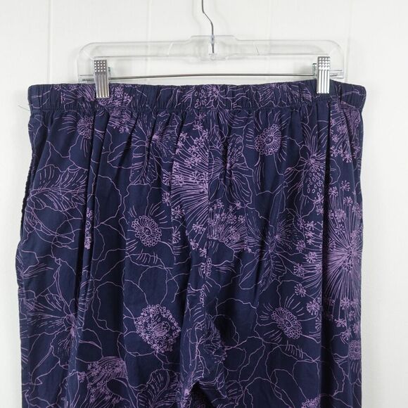 Victorias Secret Womens Floral Cotton Lounge Pants X-Large - Picture 7 of 9